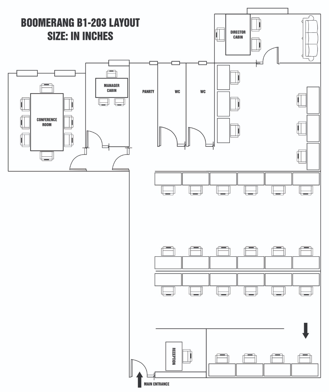 Office Space Fully Furnished in Boomerang , Powai